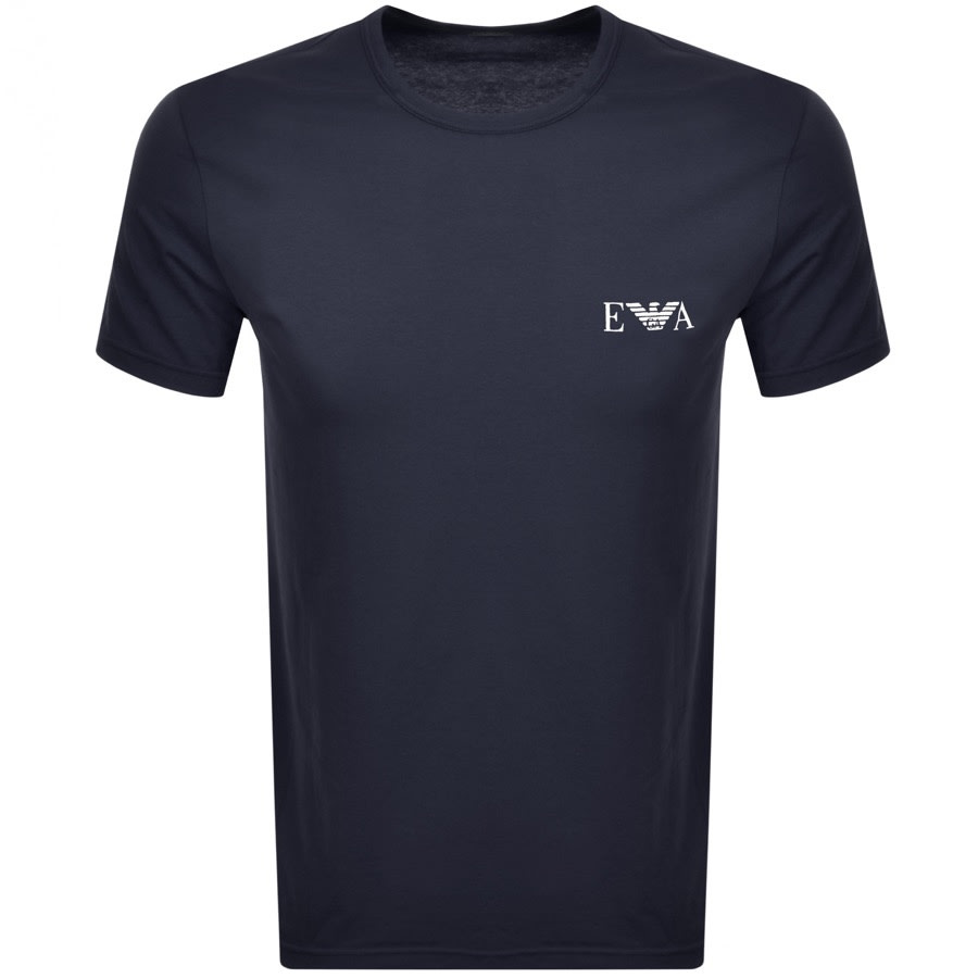 Alternative Image for ProductEmporio Armani Lounge 2 Pack T Shirts Blue2